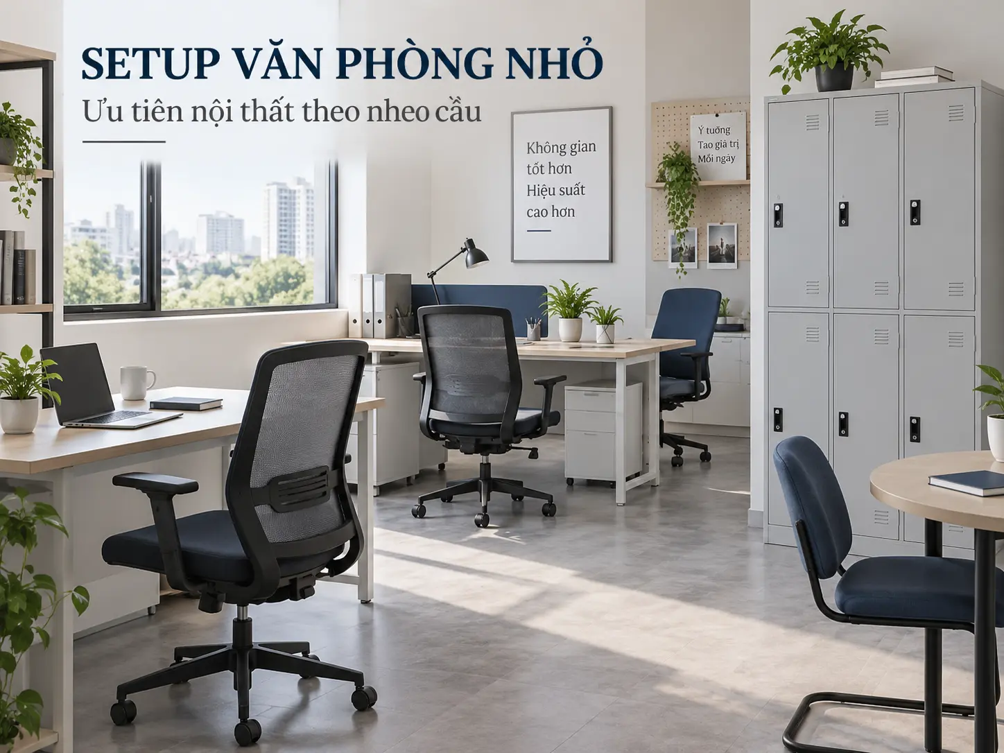 Nên đầu tư món nào trước khi setup văn phòng nhỏ và căn hộ mới?